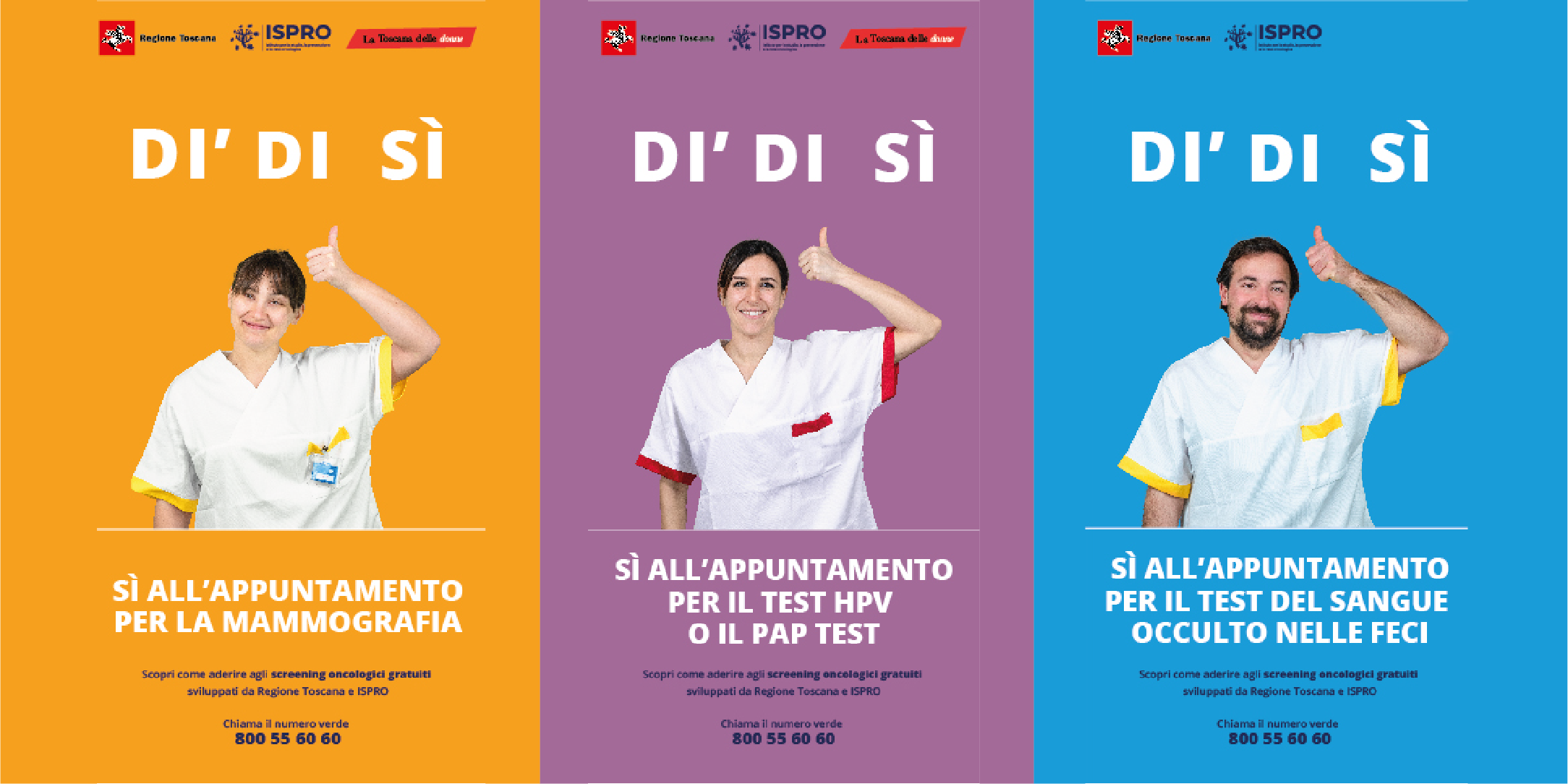 Dì di sì: aderisci agli screening oncologici della Regione Toscana