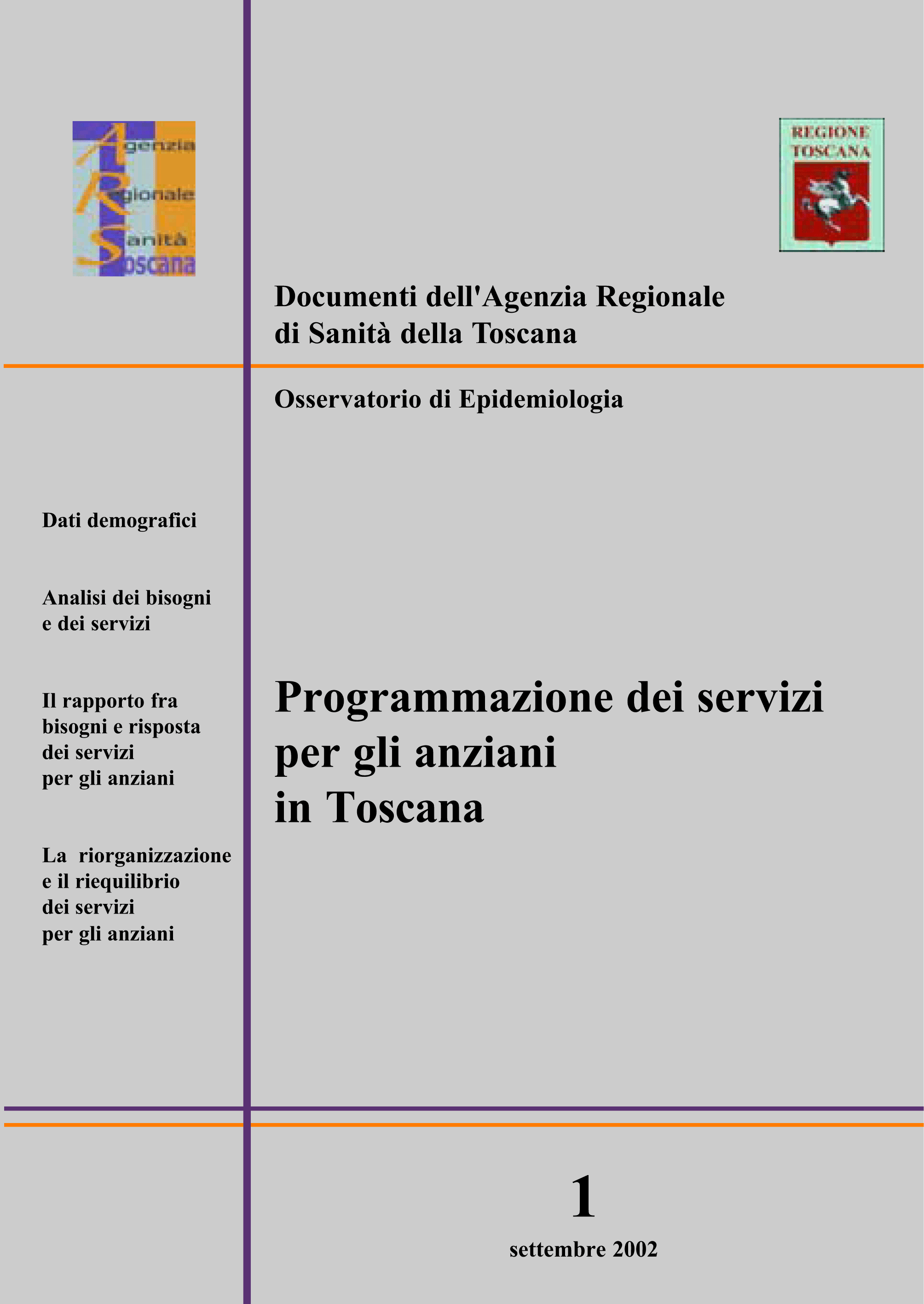 Collana dei Documenti ARS, n. 1 Immagine copertina Collana dei Documenti ARS, n. 1