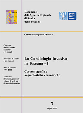La cardiologia invasiva in Toscana - I: coronarografie e angioplastiche coronariche