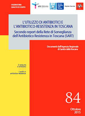 copertina Documento ARS antibiotico-resistenza n. 84 del 2015