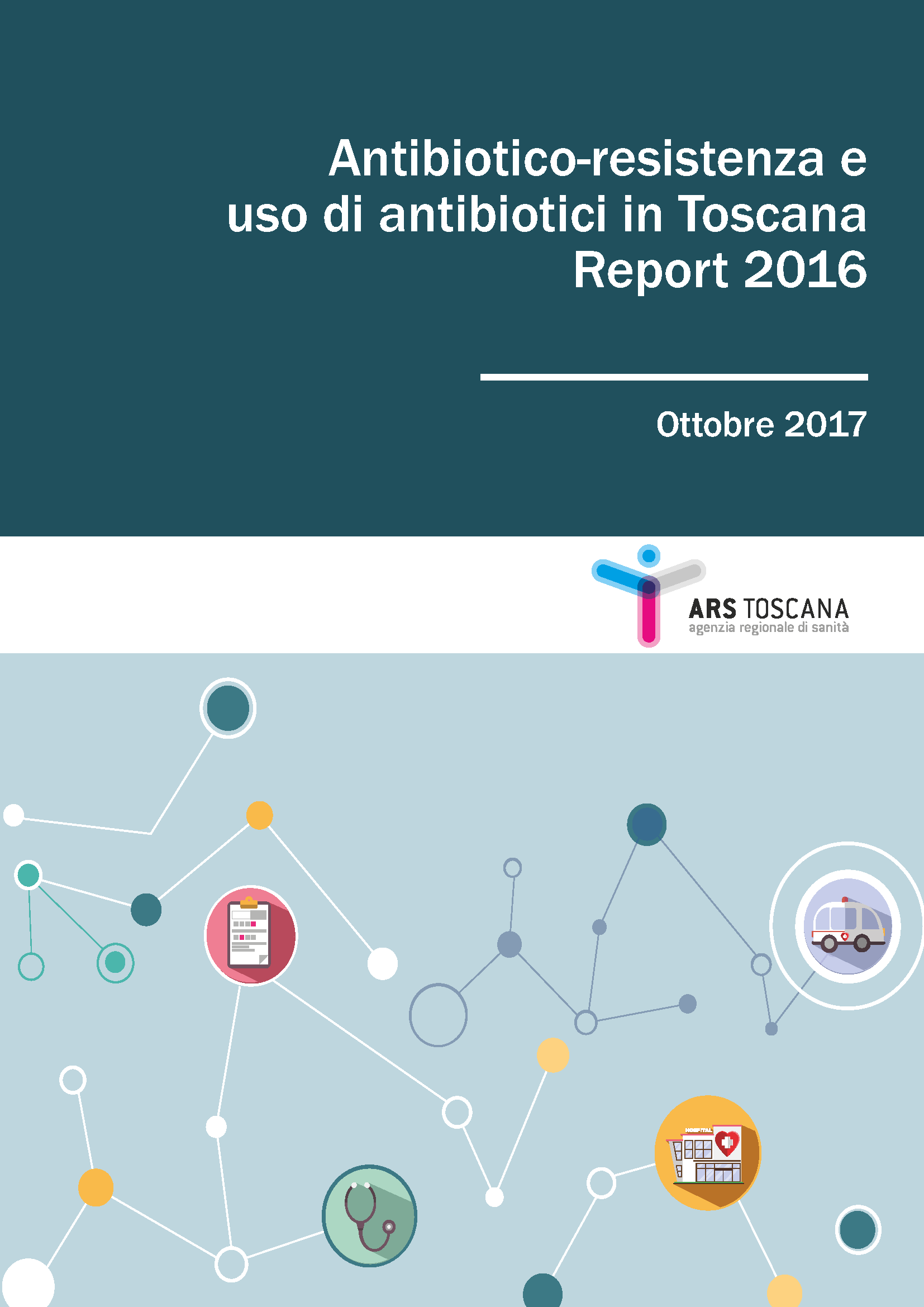 copertina del rapporto antibiotico-resistenza del 2017