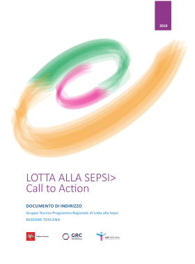Lotta alla sepsi > Call to action 