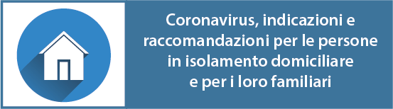 tasto coronavirus raccomandazioni isolamento domiciliare